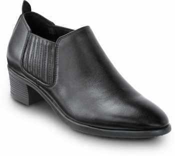Zapato de trabajo con puntera blanda, antideslizante MaxTRAX, estilo de bota Demi, negro, SR Max SRM565 Galena