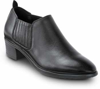SR Max SRM565 Galena, Women's, Black, Demi Boot Style Soft Toe Slip Resistant Work Shoe