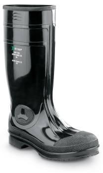 SR Max SRM8200 Seward, Unisex, Black, 16 Inch PVC, Steel Toe, EH, Waterproof, MaxTRAX Slip Resistant, Work Boot