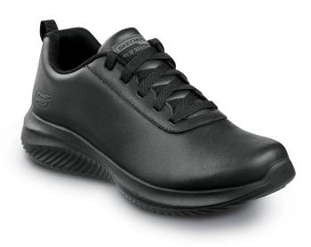 Zapato de trabajo Oxford, antideslizante, MaxTRAX, EH, con puntera blanda, negro, para hombre, SKECHERS Work SSK200289BLK Eric