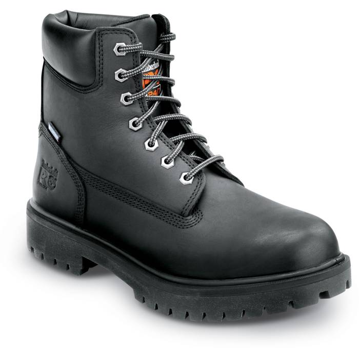 view #1 of: Timberland PRO STMA1W52 6IN Direct Attach Men's, Black, Steel Toe, EH, MaxTRAX Slip Resistant, WP Boot