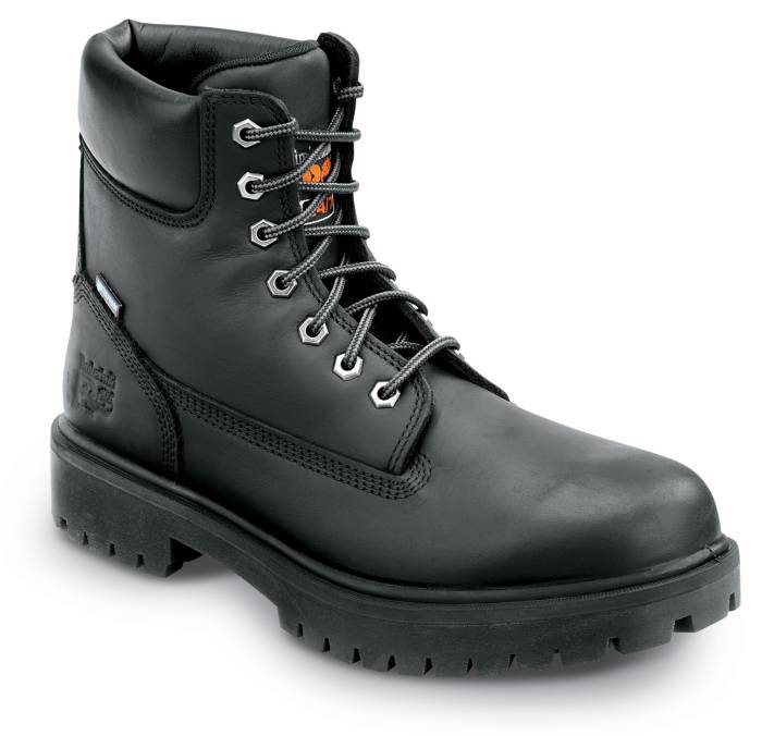 view #1 of: Timberland PRO STMA1W6M 6IN Direct Attach Men's, Black, Soft Toe, MaxTRAX Slip Resistant, WP Boot