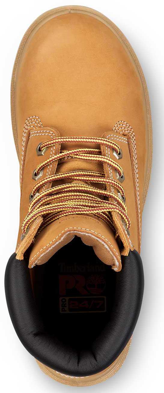 alternate view #4 of: Timberland PRO STMA1X7R 6IN Direct Attach Women's, Wheat, Steel Toe, EH, MaxTRAX Slip Resistant, WP/Insulated Boot