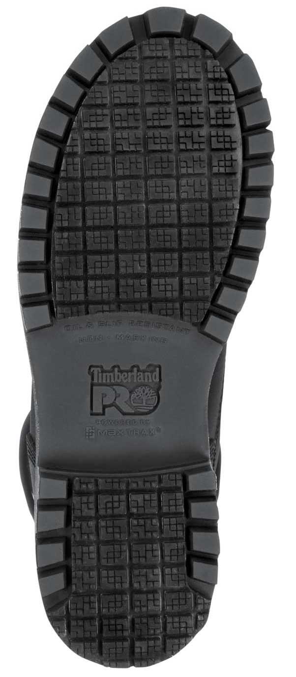 alternate view #5 of: Timberland PRO STMA1X8E 6IN Direct Attach Women's, Black, Soft Toe, EH, MaxTRAX Slip Resistant, WP/Insulated Boot
