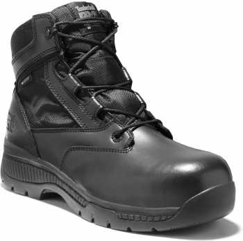 Timberland PRO TM1161A Valor, Men's, Black, Comp Toe, EH, WP, 6 Inch, Uniform Boot
