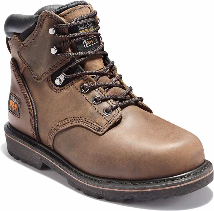 view #1 of: Timberland PRO TM33034 Pit Boss, Men's, Brown, Steel Toe, EH, 6 Inch Boot
