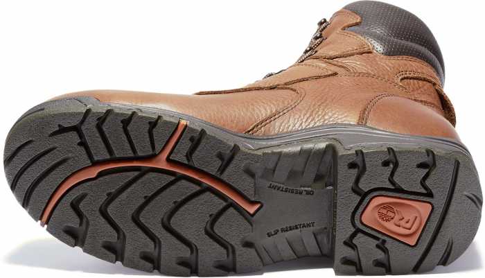alternate view #4 of: Timberland PRO TM47019 Brown, Men's, TiTAN Alloy Toe, EH, Waterpoof, 8 Inch Work Boot