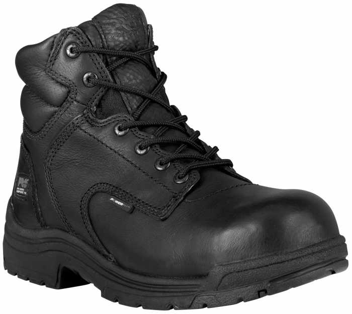 view #1 of: Timberland PRO TM50507 Black, Men's, TiTAN Comp Toe, EH, 6 Inch Work Boot