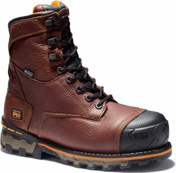 Timberland PRO Boondock, Men's, Brown, Comp Toe, EH, WP, 8 Inch Boot