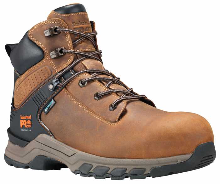 view #1 of: Timberland PRO TMA1RVS Hypercharge, Men's, Brown, Comp Toe, EH, WP, 6 Inch Boot