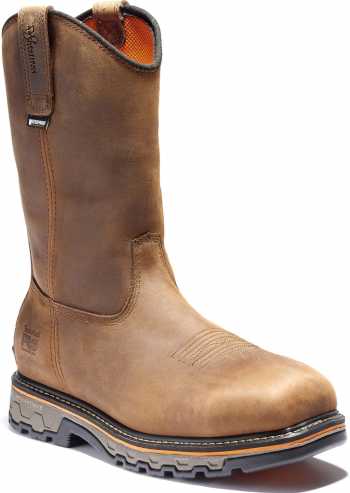 Timberland PRO TMA24BH True Grit, Men's, Brown, Comp Toe, EH, WP, Pull On Boot