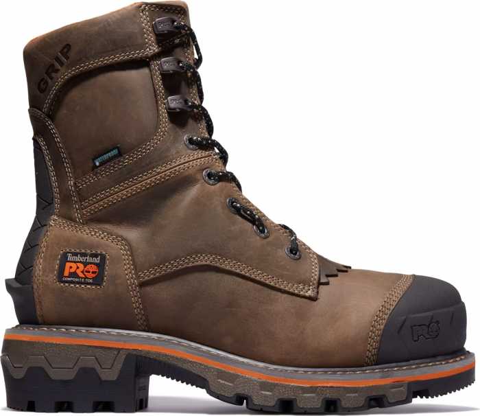 view #1 of: Timberland PRO TMA29G9 Boondock HD, Men's, Brown, Comp Toe, EH, WP, Logger Boot