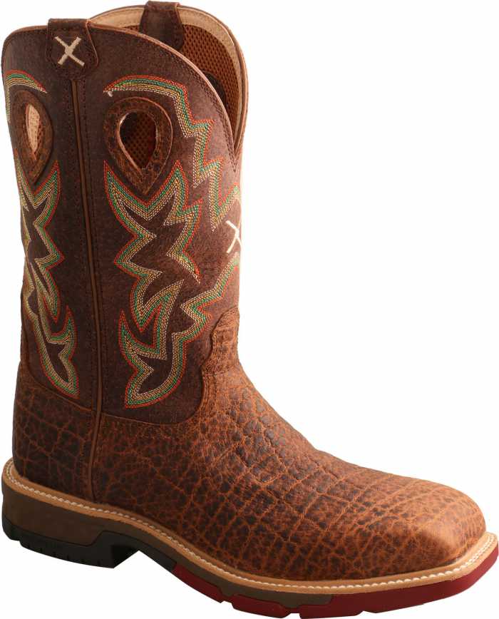 view #1 of: Twisted X TWMXBN001 Men's, Tan/Tan, Nano Toe, EH, 12 Inch, Pull On Boot