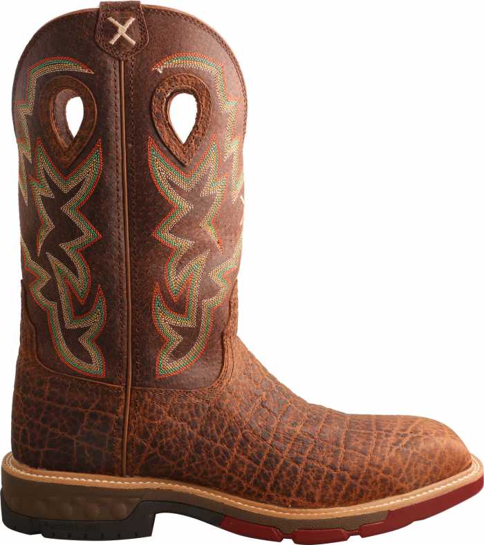 alternate view #2 of: Twisted X TWMXBN001 Men's, Tan/Tan, Nano Toe, EH, 12 Inch, Pull On Boot