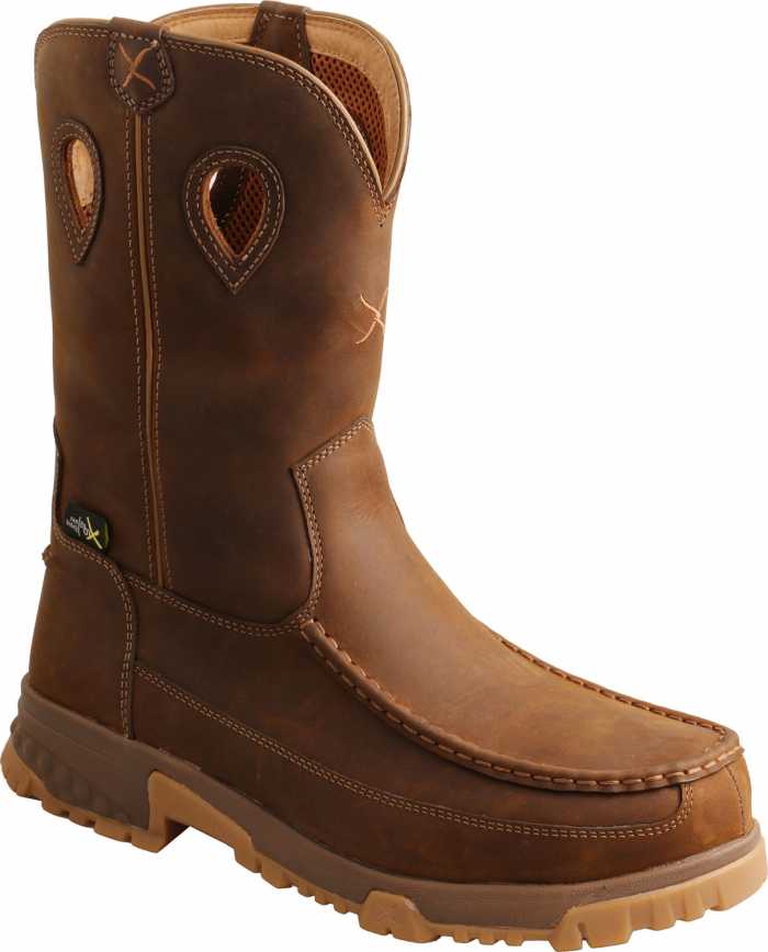 view #1 of: Twisted X TWMXCNM01 Men's, Saddle, Nano Toe, EH, Mt, 11 Inch, Pull On Boot