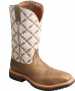 view #1 of: Twisted X TWWLCA001 Women's, Bomber/White, Alloy Toe, EH, Western, Work Pull On Boot
