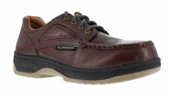 Florsheim WGFS2400 Dark Brown, Men's, Non-Metallic Composite Toe, SD Eurocasual Moc Toe Oxford