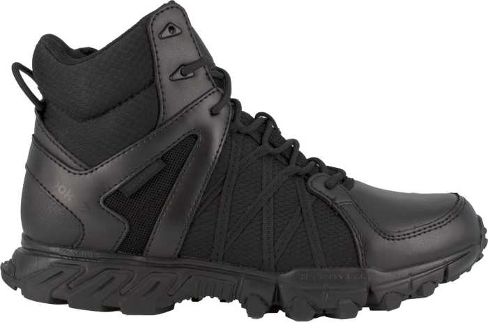alternate view #2 of: Reebok WGRB3450 Trailgrip Tactical, Men's, Black, Soft Toe, EH, WP, 6 Inch, Side Zip, Tactical, Work Boot