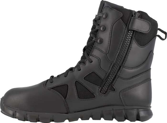 alternate view #3 of: Reebok Work WGRB8807 Sublite Tactical, Men's, Black, Comp Toe, EH, WP 8 Inch