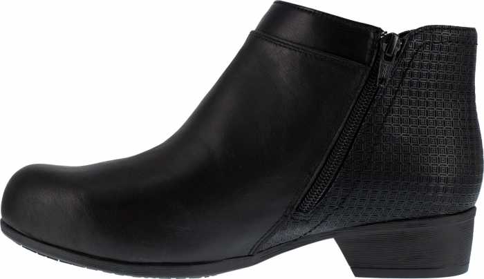 alternate view #3 of: Rockport Works WGRK751 Carly, Women's, Black, Alloy Toe, EH Bootie