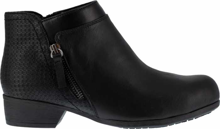 alternate view #2 of: Rockport Works WGRK751 Carly, Women's, Black, Alloy Toe, EH Bootie