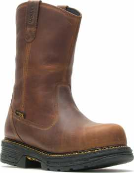 Wolverine WW201178 Hellcat UltraSpring, Men's, Brown, Comp Toe, EH, WP, Pull On Boot