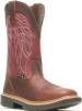 view #1 of: Wolverine WW231013 Rancher DuraShocks, Peanut/Red, Comp Toe, EH, WP, Pull On, Work Boot